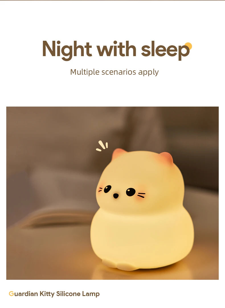 Veilleuse Bébé - Chat Kitty LED