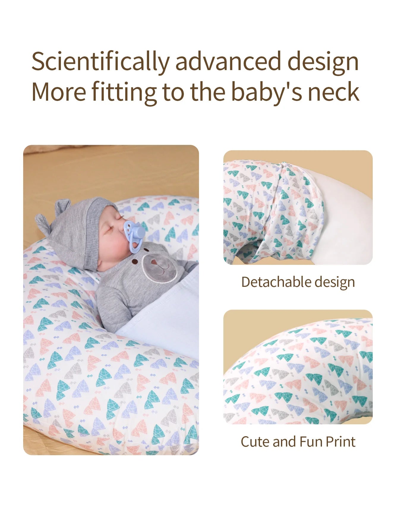 Oreiller d'allaitement pour bébé, pour mères d'allaitement, oreiller d'alimentation pour nouveau-né, coussin d'allaitement pour la période d'allaitement