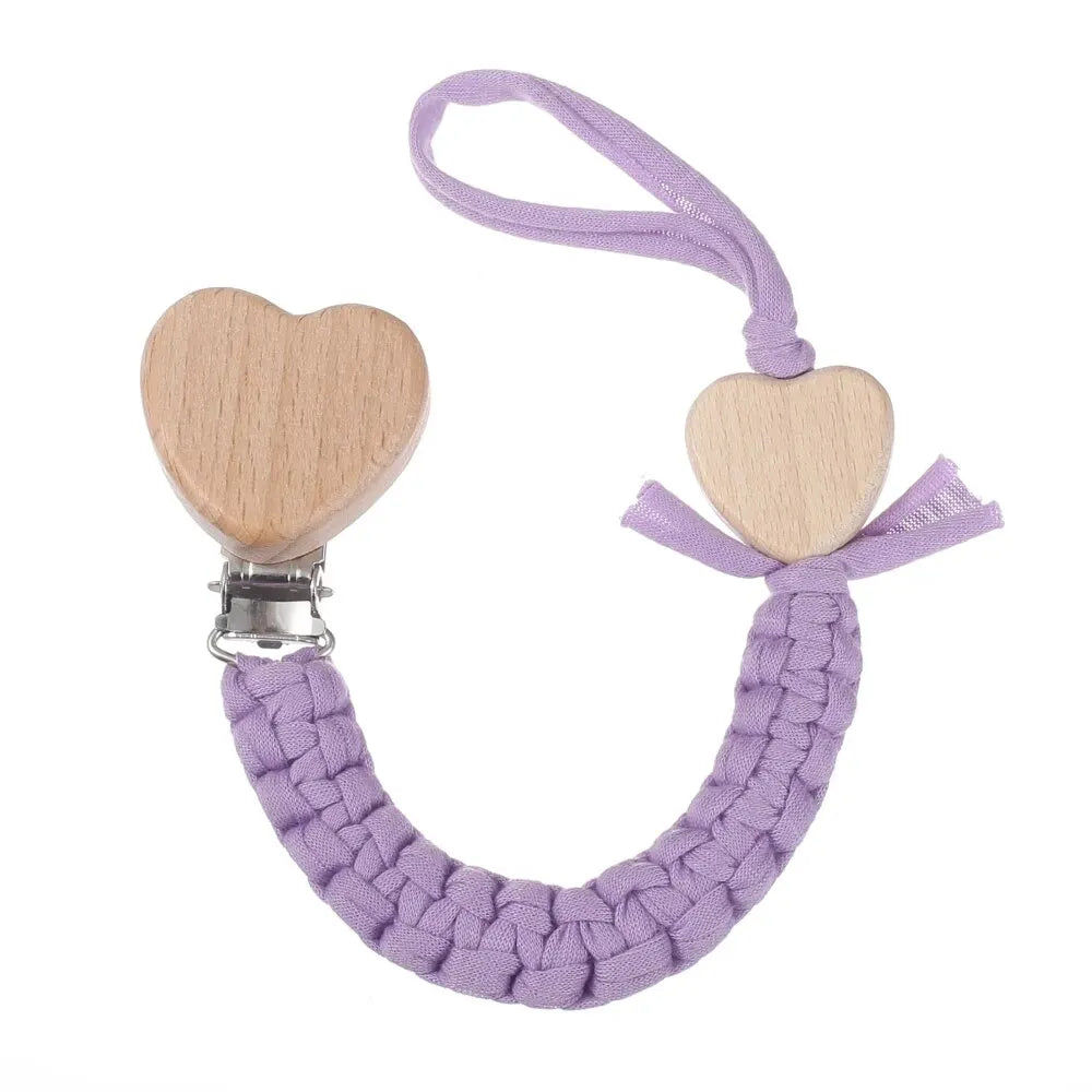 Attache Tétune Bébé  en Forme de Cœur