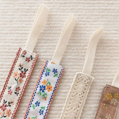 Chaîne de sucette en tissu pour bébé, Style ethnique, anneau de dentition Floral, jouets, sangles, porte-mamelon, Clips factices réglables