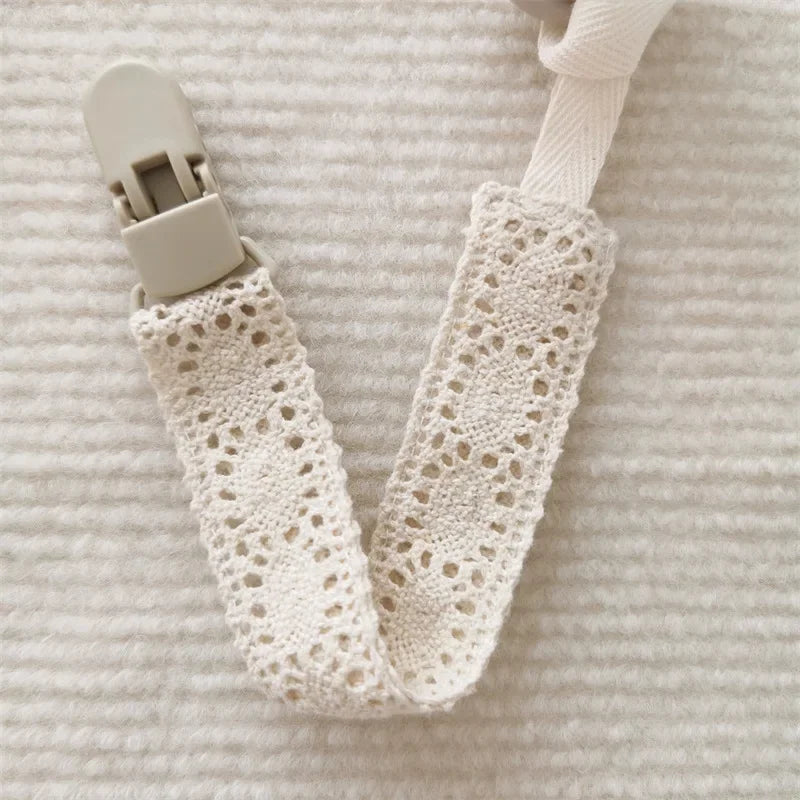 Chaîne de sucette en tissu pour bébé, Style ethnique, anneau de dentition Floral, jouets, sangles, porte-mamelon, Clips factices réglables