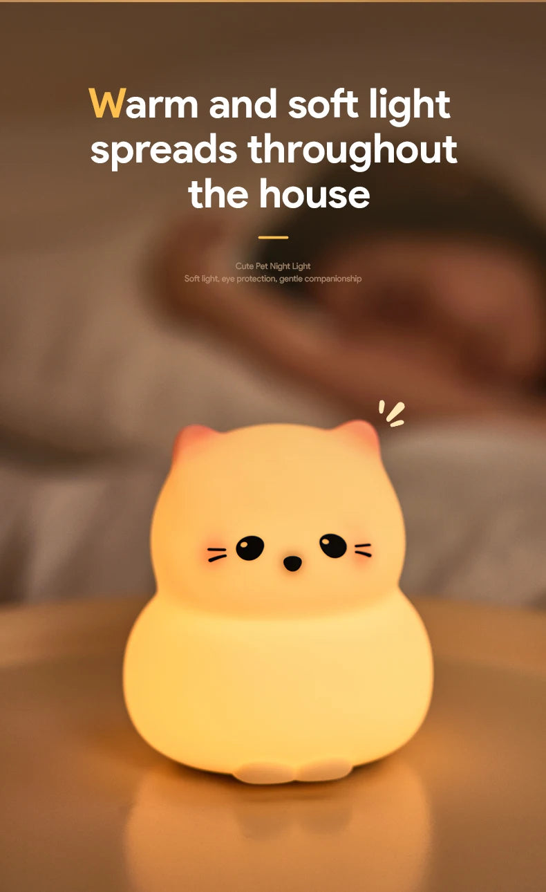 Veilleuse Bébé - Chat Kitty LED