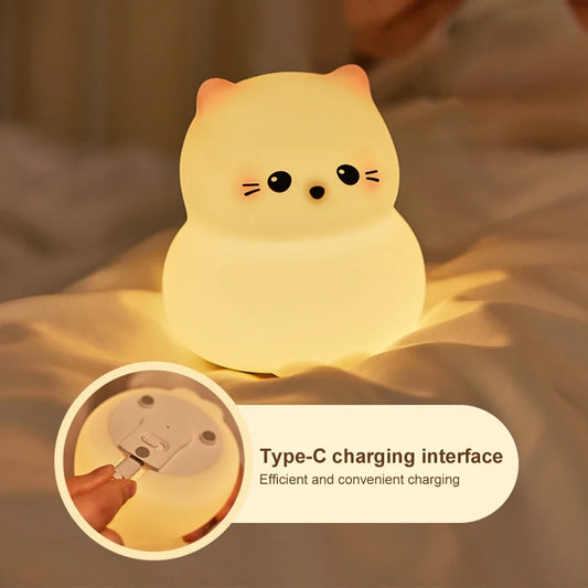 Veilleuse Bébé - Chat Kitty LED