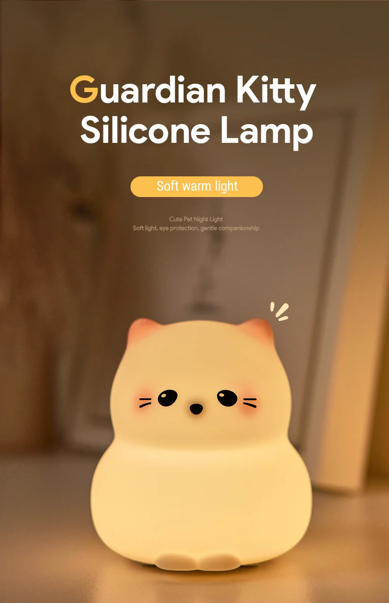 Veilleuse Bébé - Chat Kitty LED