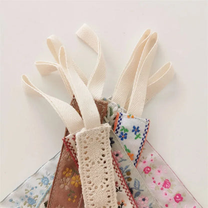 Chaîne de sucette en tissu pour bébé, Style ethnique, anneau de dentition Floral, jouets, sangles, porte-mamelon, Clips factices réglables