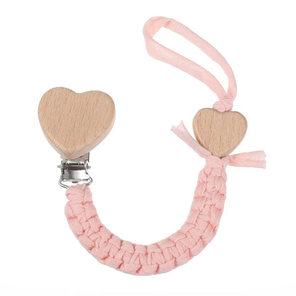 Attache Tétune Bébé  en Forme de Cœur
