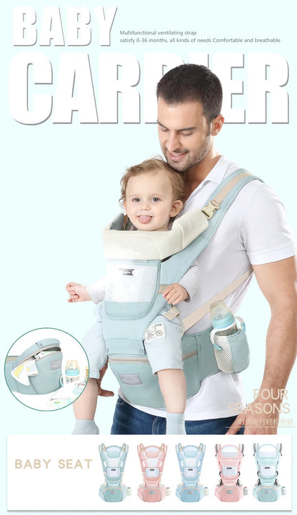 Porte-bébé - Premium & Tabouret de taille multifonctionnel
