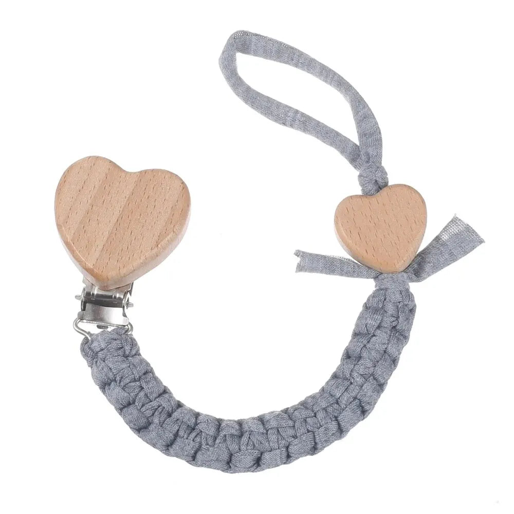Attache Tétune Bébé  en Forme de Cœur