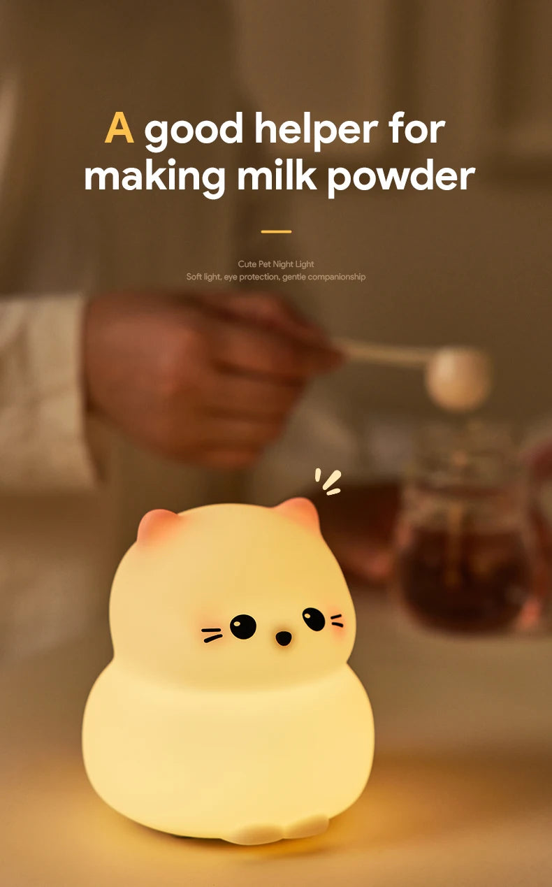 Veilleuse Bébé - Chat Kitty LED