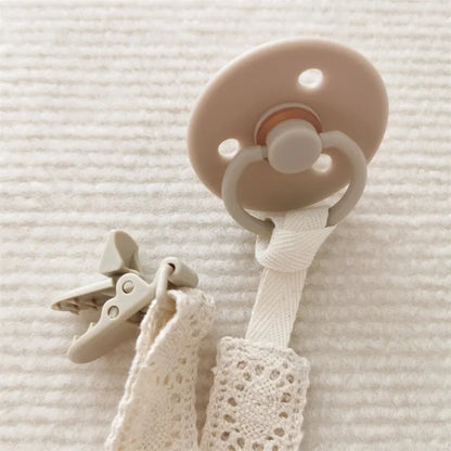 Chaîne de sucette en tissu pour bébé, Style ethnique, anneau de dentition Floral, jouets, sangles, porte-mamelon, Clips factices réglables