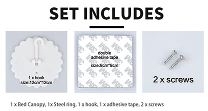 Ciel de lit bébé - Dôme premium