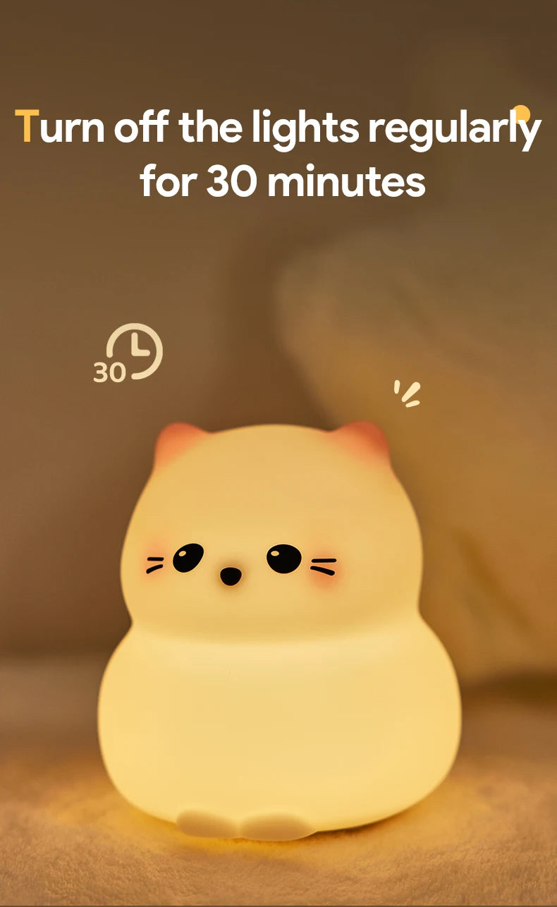 Veilleuse Bébé - Chat Kitty LED