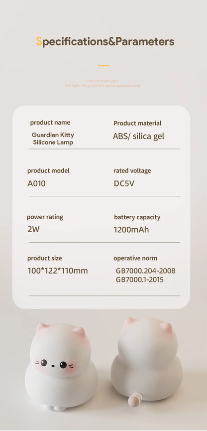 Veilleuse Bébé - Chat Kitty LED