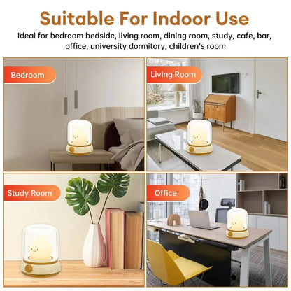 Veilleuse - LED -  Flamme en silicone