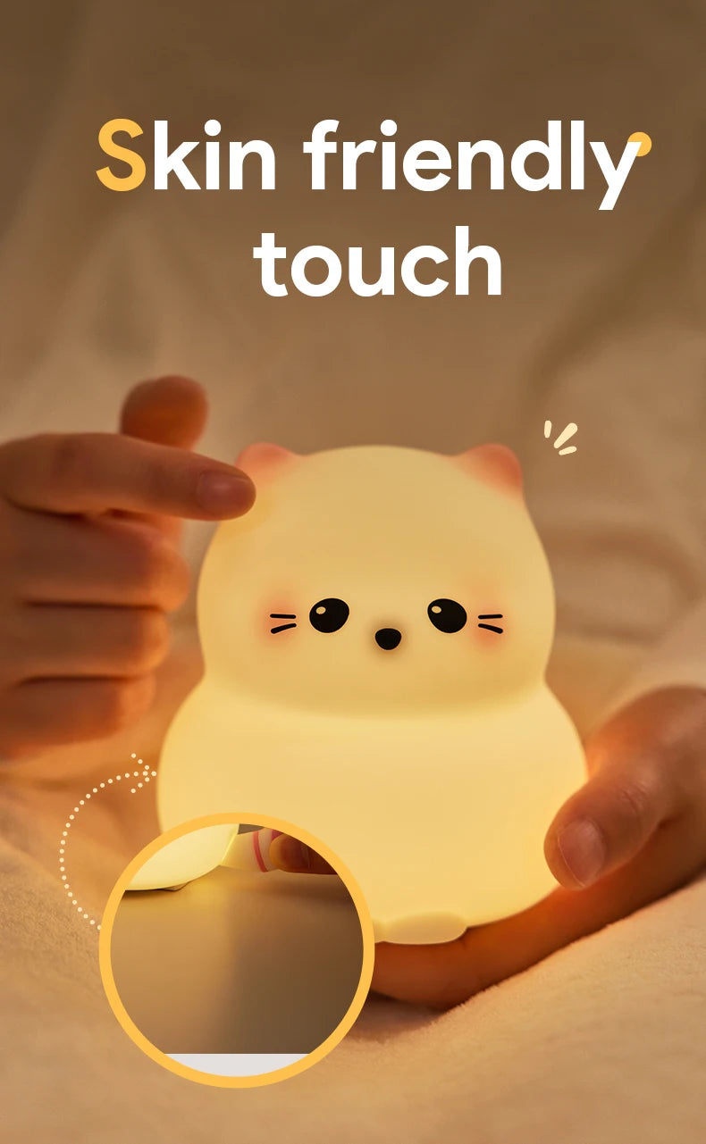 Veilleuse Bébé - Chat Kitty LED