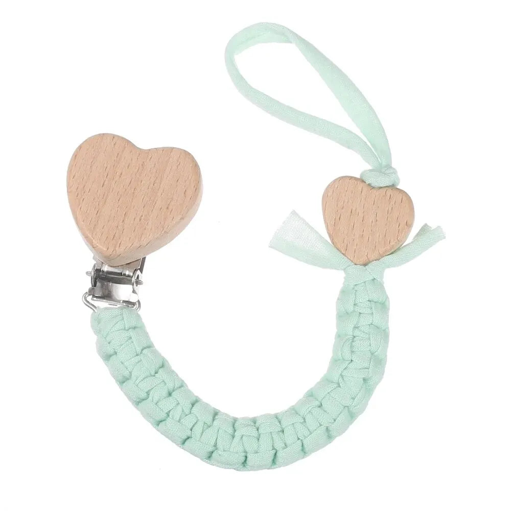 Attache Tétune Bébé  en Forme de Cœur