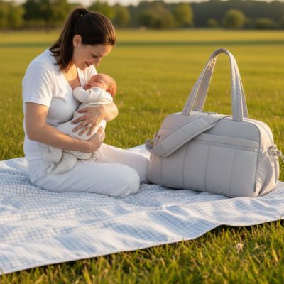 Sac à langer Bébé - Imperméable & Élégant & Prémium